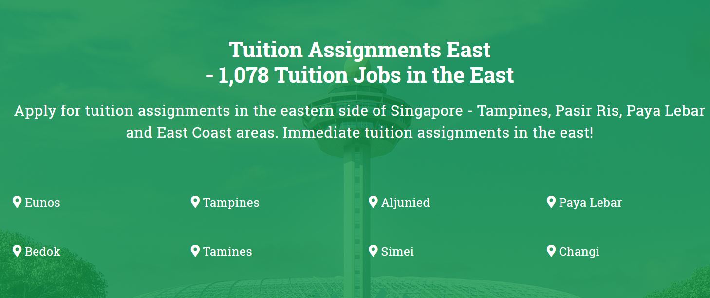 tuition assignment in the east
